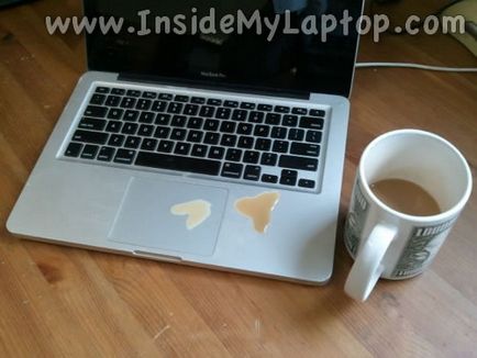 Recuperarea unui macbook încărcat cu fluid