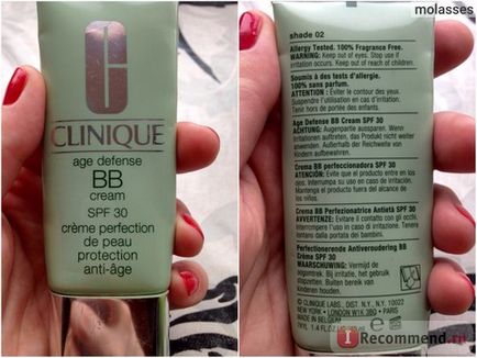 Ст крем clinique age defense bb cream spf 30 - «користуюся 1, 5 року, мені подобається