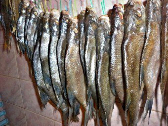 Peștele uscat prezintă caracteristicile de gătit, de depozitare și de calorii ale produsului