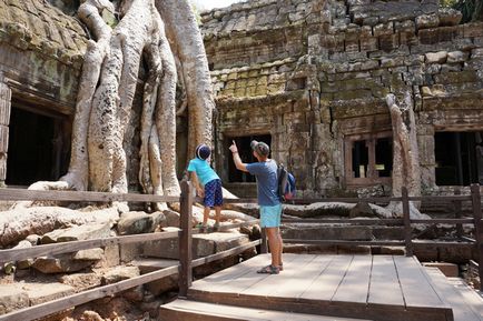 A templom komplexum Angkor Wat (Siem Reap, Kambodzsa)