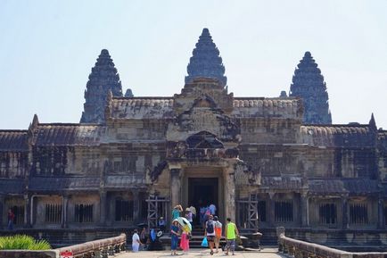 A templom komplexum Angkor Wat (Siem Reap, Kambodzsa)