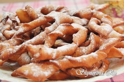 Hvorost (rețetă pentru cookie-urile fără vodcă)