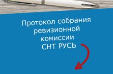 Навіщо потрібна ревізійна комісія, СНТ русь Талдомський район