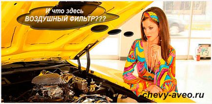 Смяна на въздушния филтър на Chevrolet Aveo