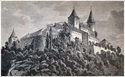 Castelul krshivoklat - reședință a regiului la 50 km de Praga
