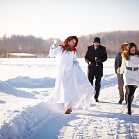 téli esküvő