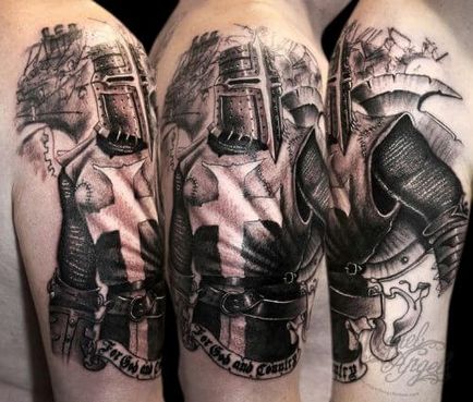 Jelentése tetoválás Knight, a művészet tetoválás! Tattoo fotók, tetoválás Kiev
