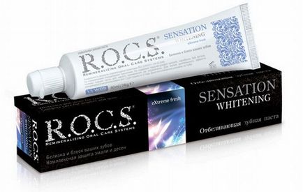Зубна паста roks (Рокс, rocs) відбілююча і інші відгуки, опис, ціни