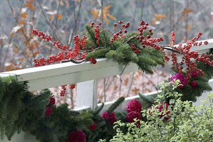 20 Idei de decorare a unui balcon pentru noul an - cele mai bune fotografii!