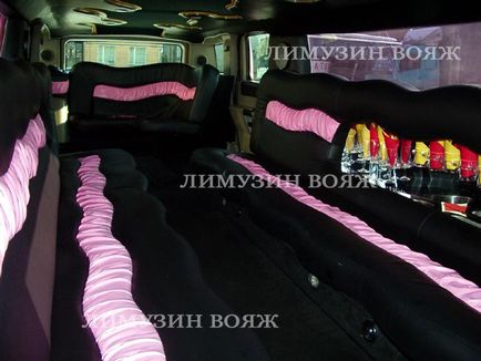 Închiriați un Hummer Limousine h2 roz