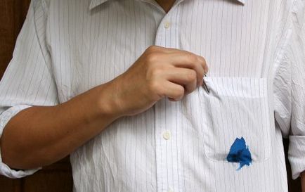 Hogyan mossa a tinta toll ruházat és foltok eltávolítására