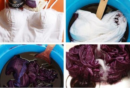 Чим пофарбувати білу річ в домашніх умовах - способи фарбування тканини в домашніх умовах