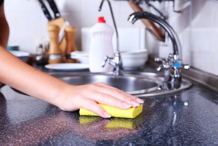 Curățați regulile de bucătărie pentru o curățare eficientă