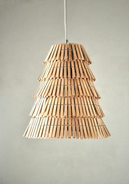 Декор з дерев'яних прищіпок 15 ідей для натхнення (фото)