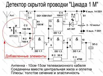 Detektor flush „kabóca (fal) Detector flush „kabóca