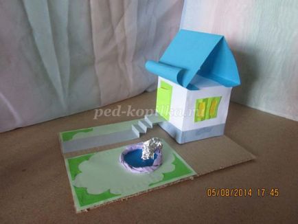 Casa de hârtie cu mâinile tale în tehnica de origami