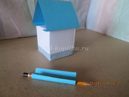 Будинок з паперу своїми руками в техніці орігамі