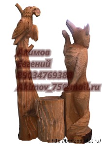 Фігурна різьба по дереву бензопилою -карвінг (carving), все про бензопилах