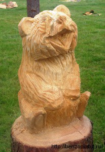 Sculptură în lemn pentru un ferăstrău cu lanț - sculptură, totul despre ferăstraie cu lanț