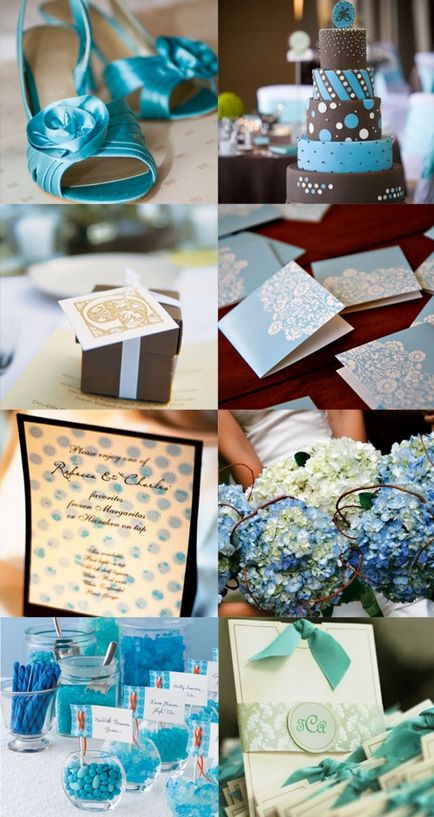 Блакитний колір корисні ідеї для оформлення весілля, красиве весілля, оригінальні, незвичайні,