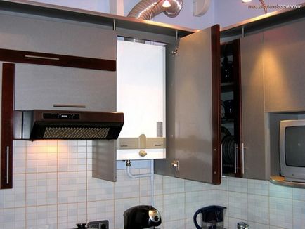 Ідеї ​​дизайну кухні з газовою колонкою - фото інтер'єрів