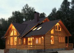 Utánzatok rönk külső dekoráció (naplók) Utánzatok rönk kültéri dekoráció