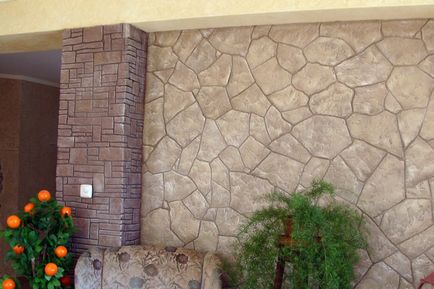 Hogyan ragasztó dekoratív kőfal, mind a ház javítás