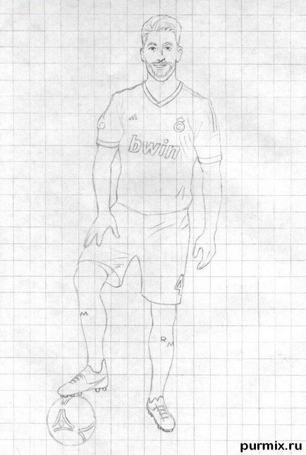 Як намалювати футболіста олівцем поетапно для початківців - як намалювати футболістів