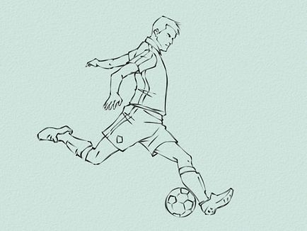 Как да се направи молив футболни етапи за начинаещи - как да се направи по футбол