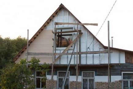 Cum de a coase un gablon cu un siding cu propriile mâini, regulile de instalare