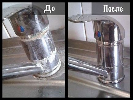 Cum să curățați robinetele și caldura de calcar