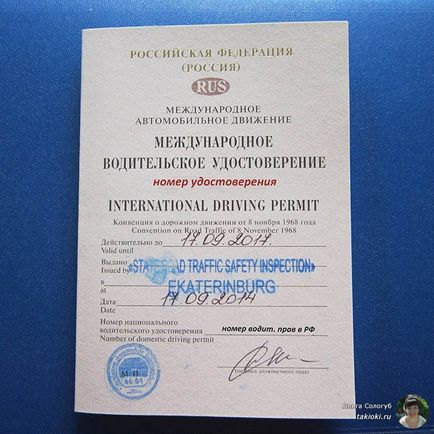 Cum să obțineți permisul internațional de conducere în Ekaterinburg