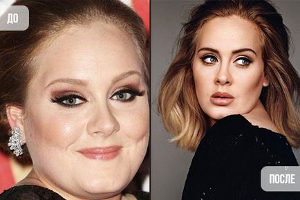 Hogyan vékony énekesnő Adele a sirtuinovyh új diétás termékek, fitness