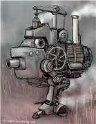 Cum de a desena o masina Steampunk
