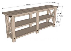 Як зробити тумбу під телевізор своїми руками