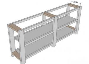 Як зробити тумбу під телевізор своїми руками