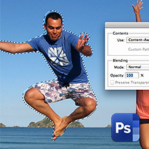 Hogyan lehet eltávolítani egy személy egy fényképet, és hogy újra egy komplex háttér segítségével a Clone eszköz a Photoshop
