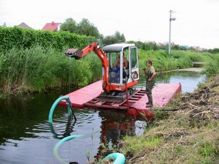 Cum să adânciți râul cu propriile mâini