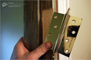 Як встановити дверні петлі