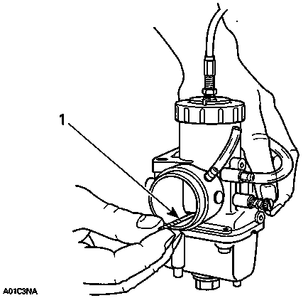 Caraburetor snowmobilul taiga