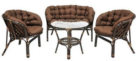 Un set de mobilier din rattan naturale bagama 03-10 s - cumpara ieftin la Moscova, Sankt Petersburg