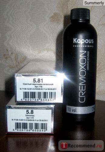Крем-фарба для волосся «kapous professional» - «відмінна професійна фарба за доступною ціною!