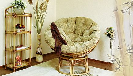 Rattan scaun papasan