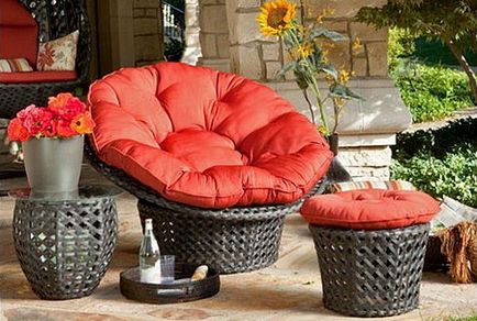 Rattan scaun papasan