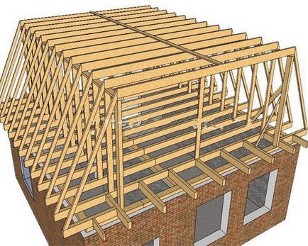 Constructii mansarde pe acoperis, auto-izolate