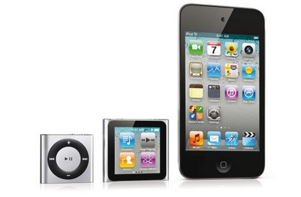 Лінійка плеєрів apple ipod за 2010 рік