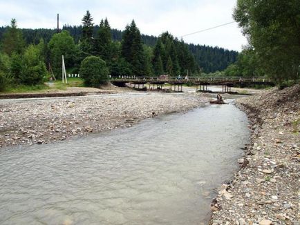 Școala și cascada Manyava (Ivano-Frankivsk-Maniava - obiective turistice, ce să vezi,