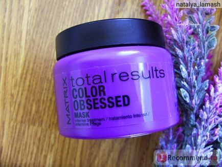 Маска для волосся matrix total results color obsessed - «одержимість кольором! Маска для волосся matrix