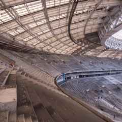 Moszkva, híreket, - a Luzsnyiki Stadion - rekonstruált főbb pénzforgalmi pavilonok