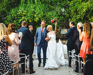 Неймовірна весілля в оранжереї